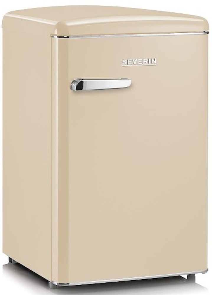 TISCHKÜHLSCHRANK 108LT CE.D MIT GEFRIERSCHRANK RETRO' sand.