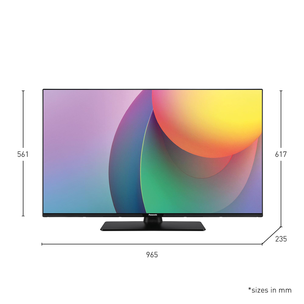 LED-Fernseher Panasonic, 43 Zoll, 4K Ultra HD.