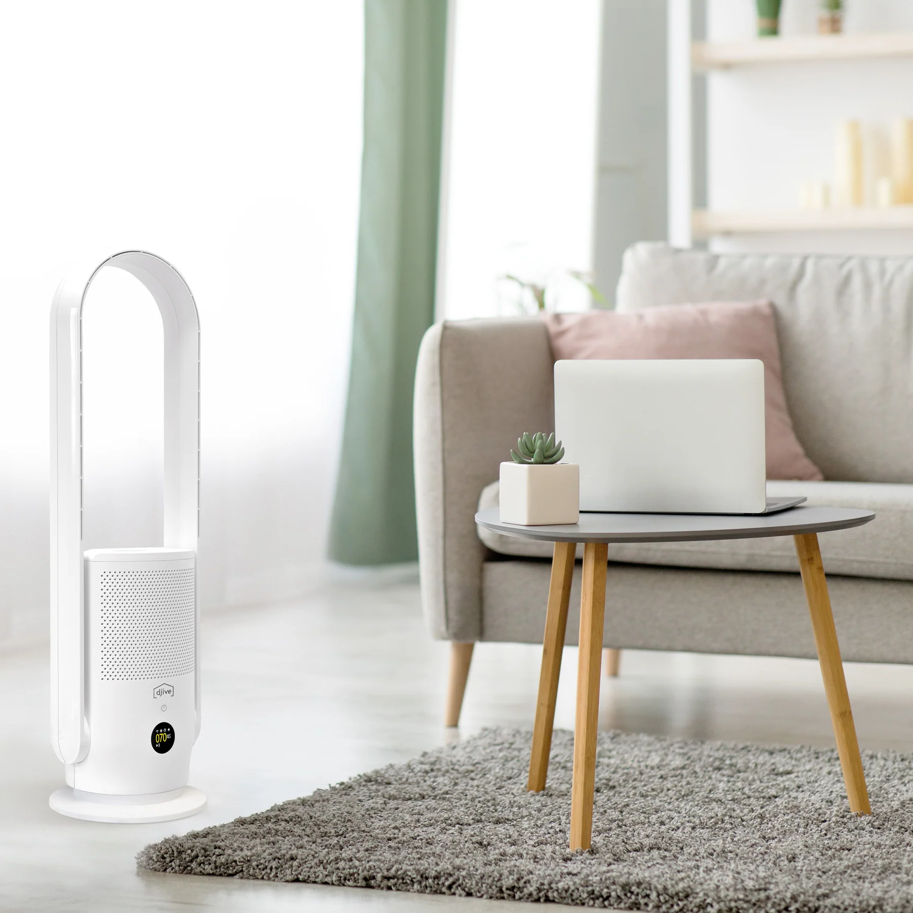 Luftreiniger, Ventilatormodus, bis 86,3 m³/h Luftumwälzung,