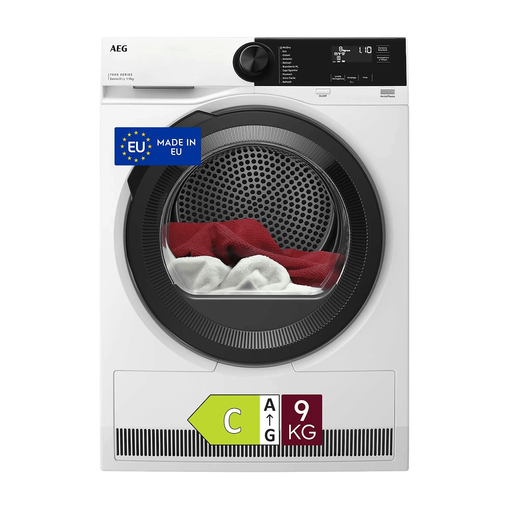 Trockner, Frontlader, 9 kg, CE-zertifiziert, mit Inverter-Motor