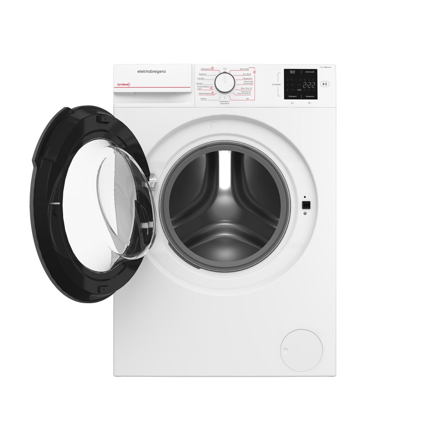 Waschmaschine 7 kg 1400 U/min weiß.