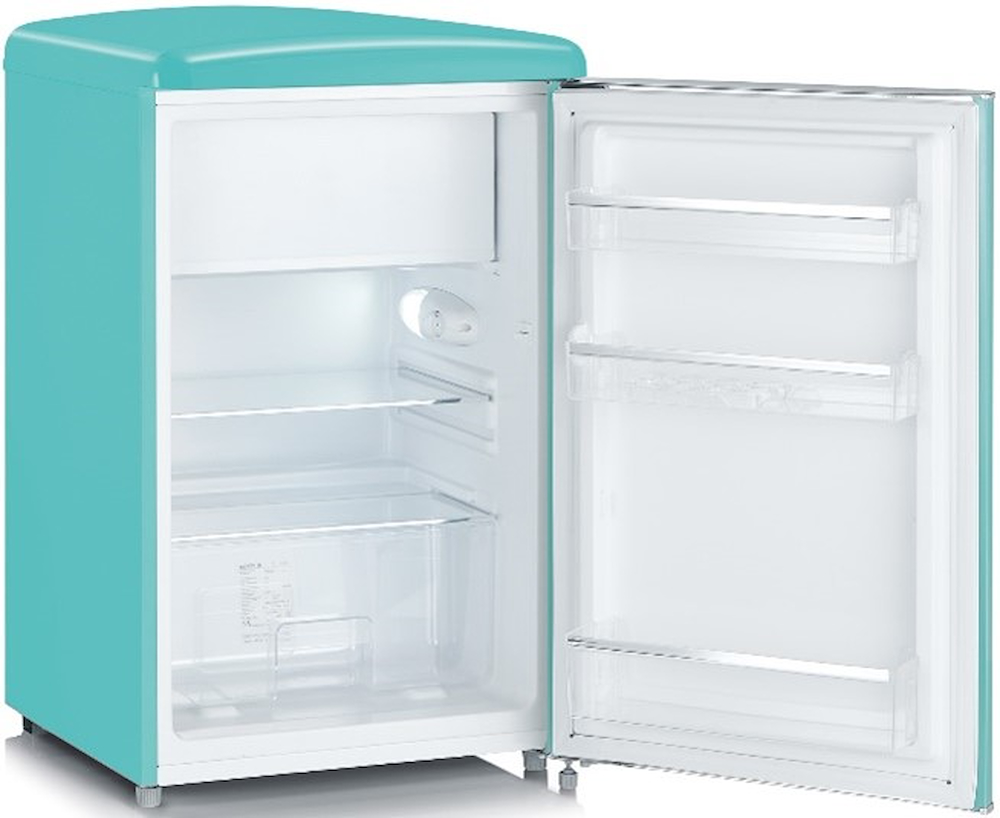 TISCHKÜHLSCHRANK 108LT CE.D MIT GEFRIERSCHRANK RETRO' TIFFANY.