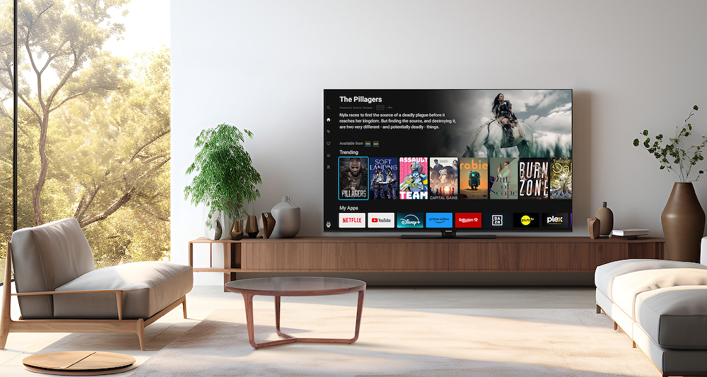 LED-Fernseher Panasonic, 43 Zoll, 4K Ultra HD.