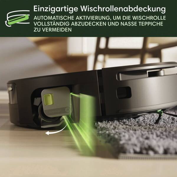 Nasswisch-Roboter, allergikergeeignet, beutelloser Betrieb, max. 0,26 l Behältervolumen, Clean Base.