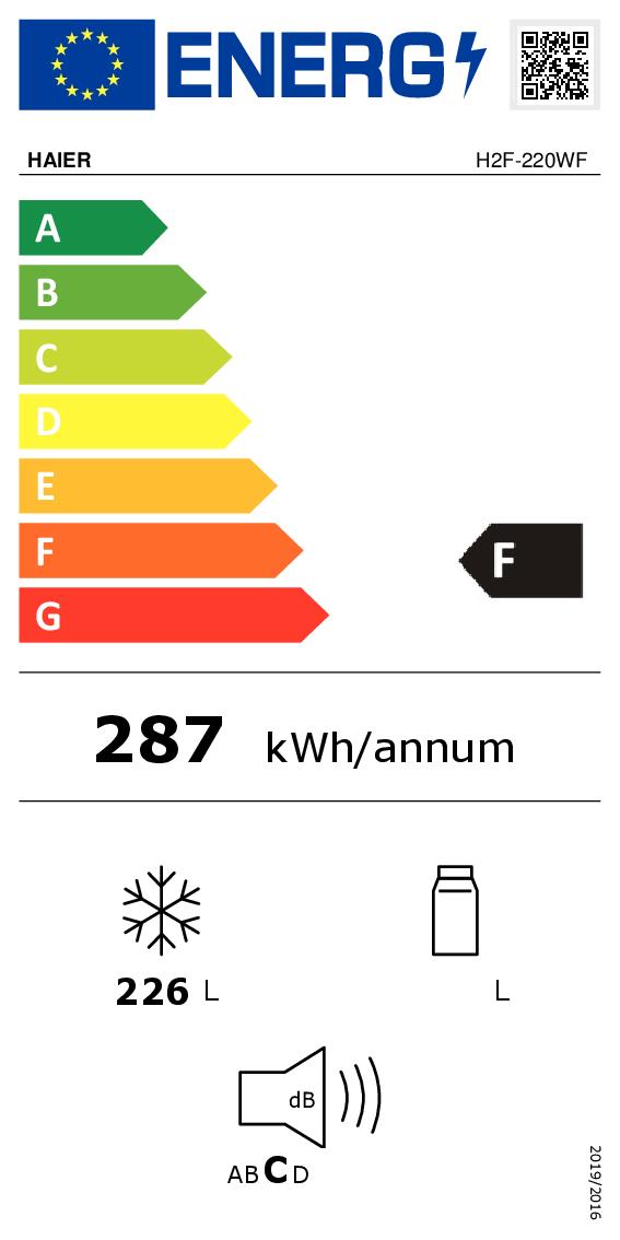 GEFRIERSCHRANK Haier 220LT CE.E (entspricht A++) NOFROST
