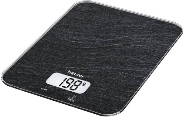 Küchenwaage, digitale Anzeige, bis 5 kg Tragkraft, 1 g Teilung,