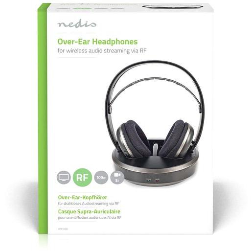 Funkkopfhörer Nedis mit drahtlos-Reichweite von 100 Metern.