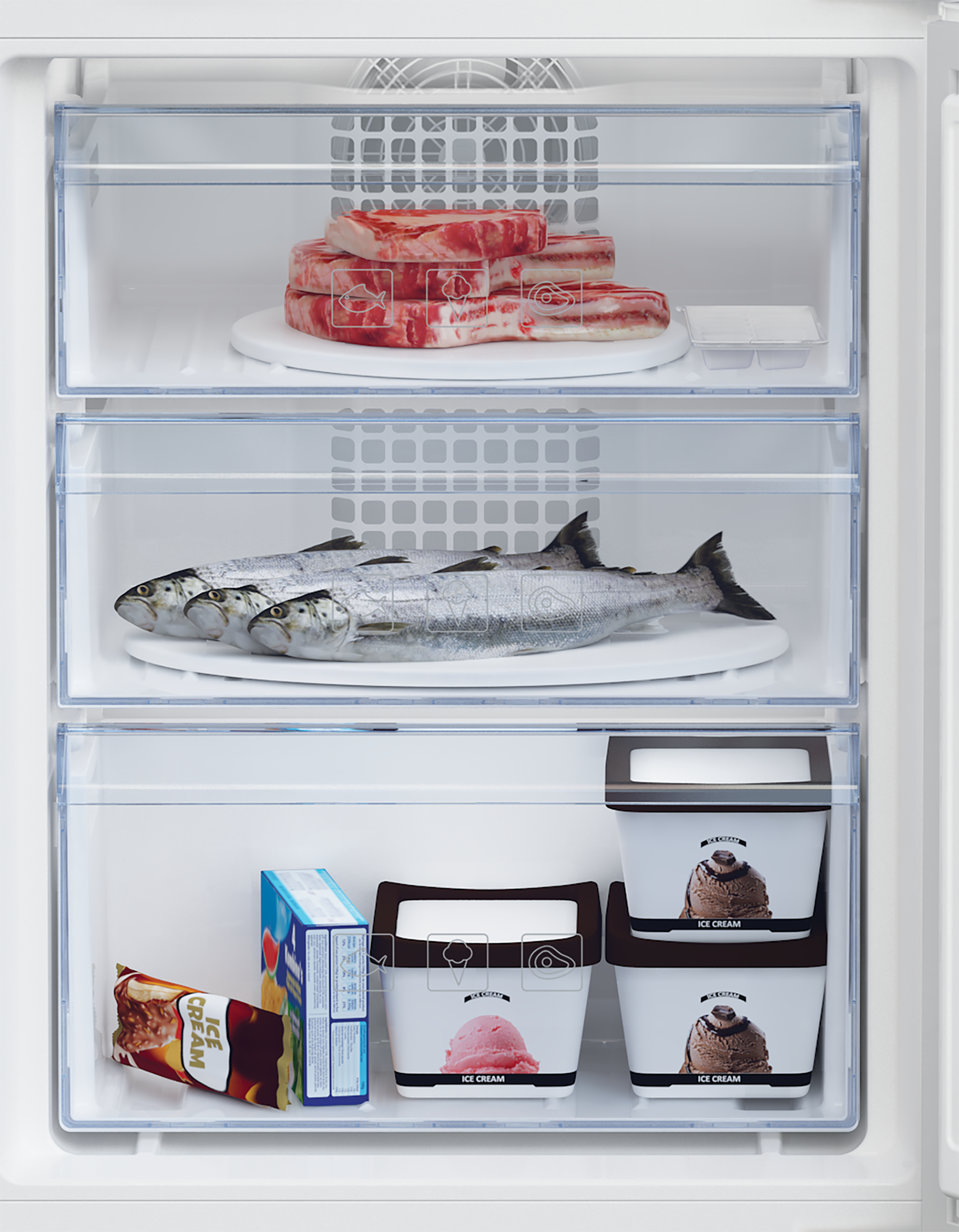 Einbau-Kühl- und Gefrierkombination Beko Höhe 177,5cm NoFrost
