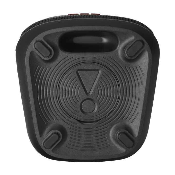 Bluetooth-Lautsprecher JBL mit 160W Leistung und RGB-Licht schwarz.