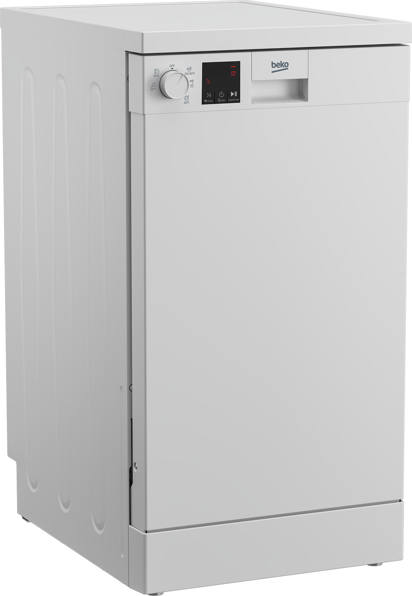 Freistehender Geschirrspüler von Beko, 10 Maßgedecke 45cm Breite