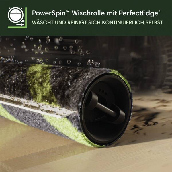 Nasswisch-Roboter, allergikergeeignet, beutelloser Betrieb, max. 0,26 l Behältervolumen, Clean Base.