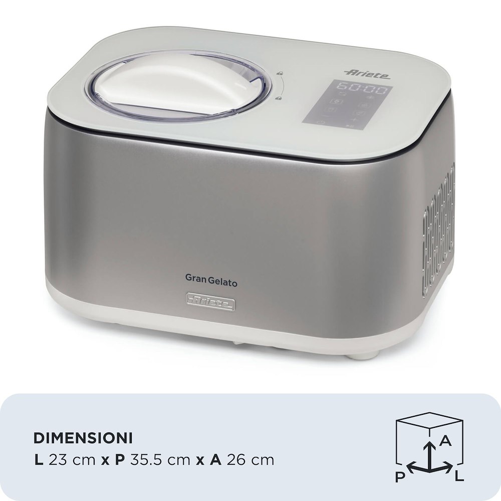 Eismaschine 100 W 1 l Eiscreme/Joghurt/Sorbet/Granita