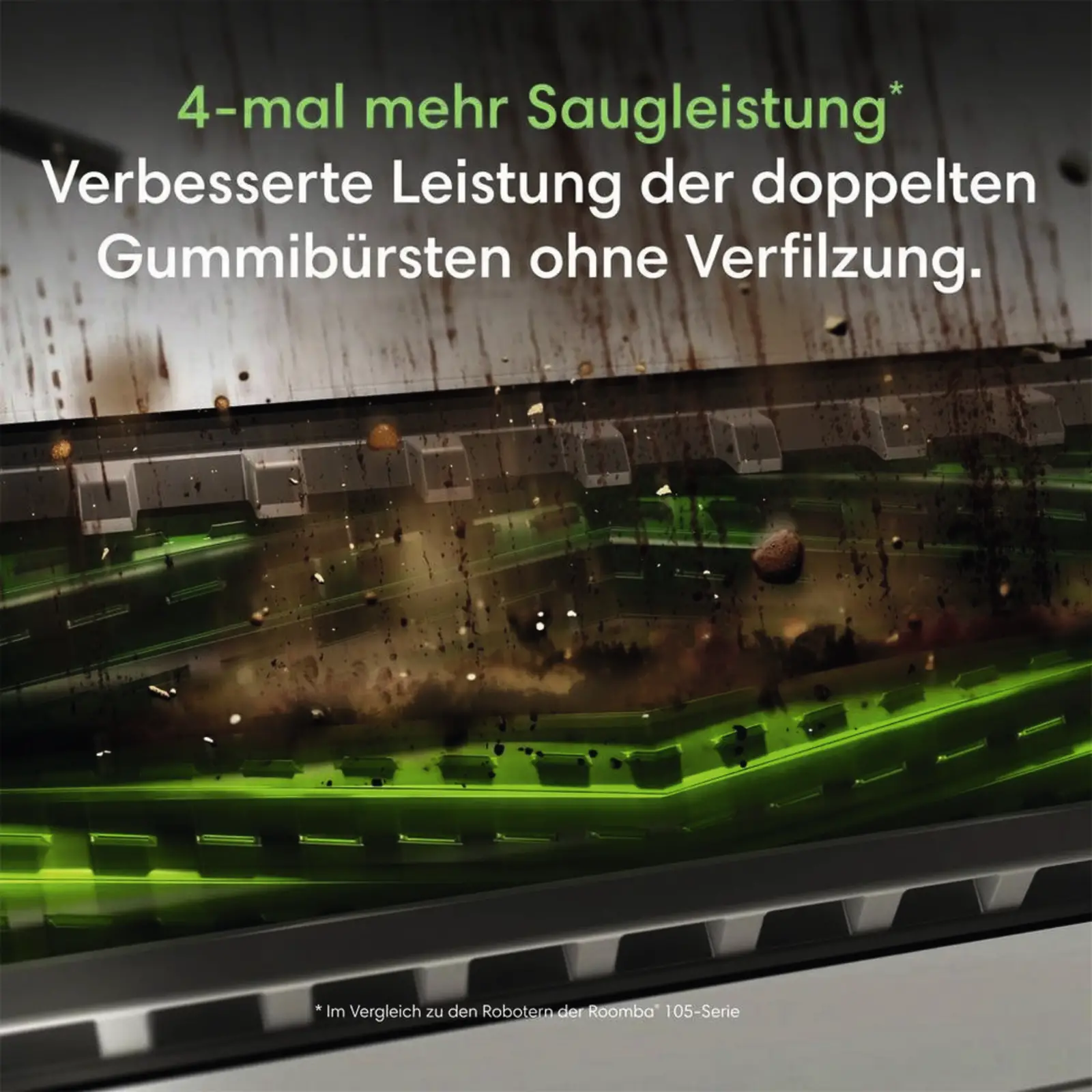Staubsauger-Roboter IRobot mit vollautomatischer Selbstreinigung weiß
