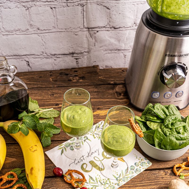 Standmixer, Glas-Mixbehälter, 1,75 l Fassungsvermögen, 1.200 Watt Leistung,