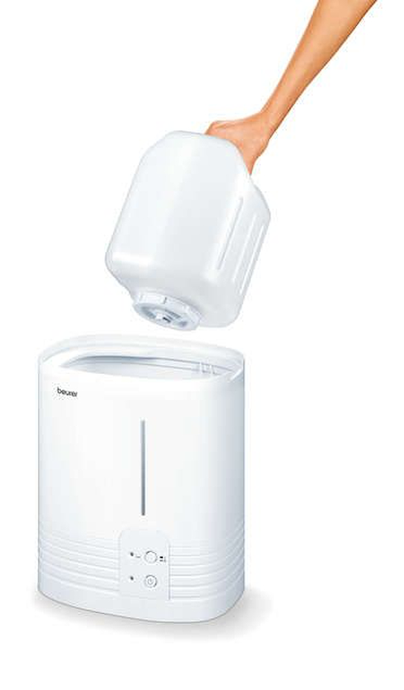 Umidificatore Beurer, tecnologia a ultrasuoni.