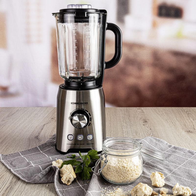 Standmixer, Glas-Mixbehälter, 1,75 l Fassungsvermögen, 1.200 Watt Leistung,