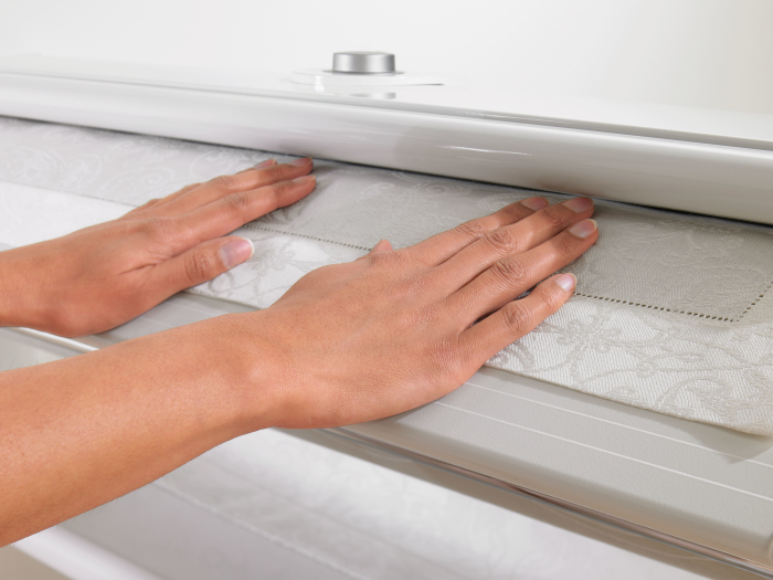 Bügelmaschine, 830mm Walzenlänge, zusammenklappbar, 2,55 kW Beheizung