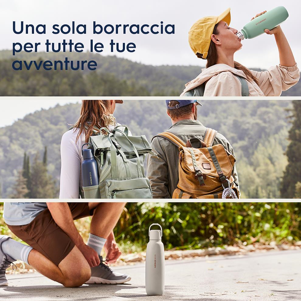 THERMOSFLASCHE FIZZ&GO TIEFBLAU 900ML 