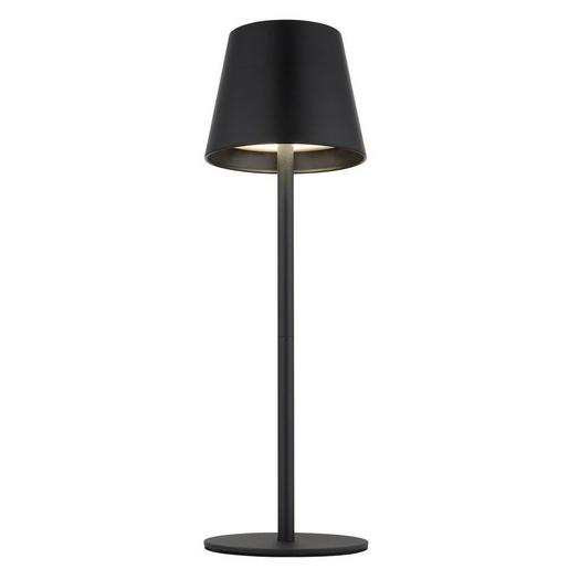 Tischleuchte 3W LED CCT 200lm +Akku Vannie I schwarz matt