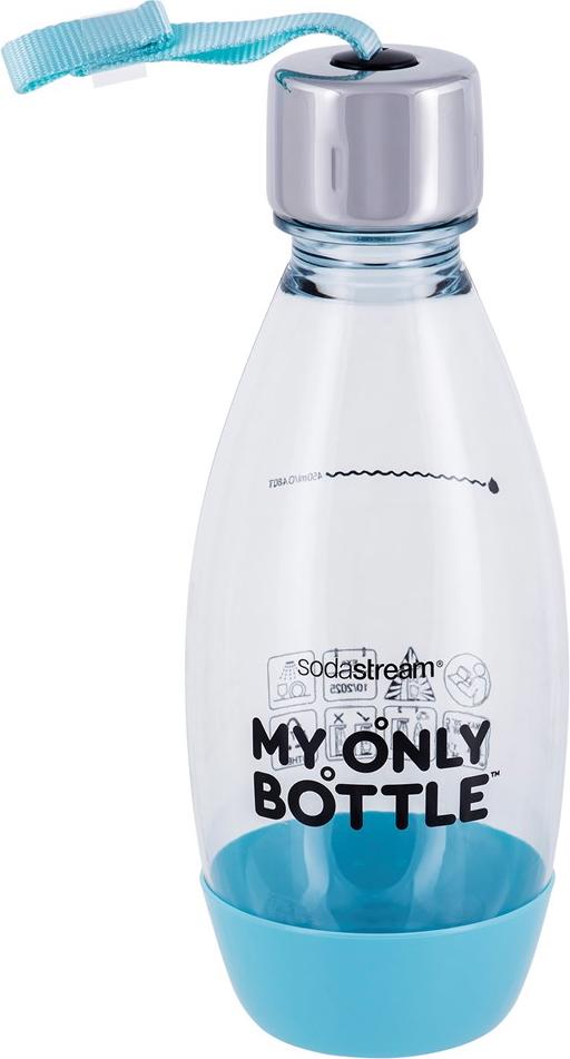 Spülmaschinengeeignete "My Only Bottle" Kunststoffflasche blau 0,5L, 1er-Pack.