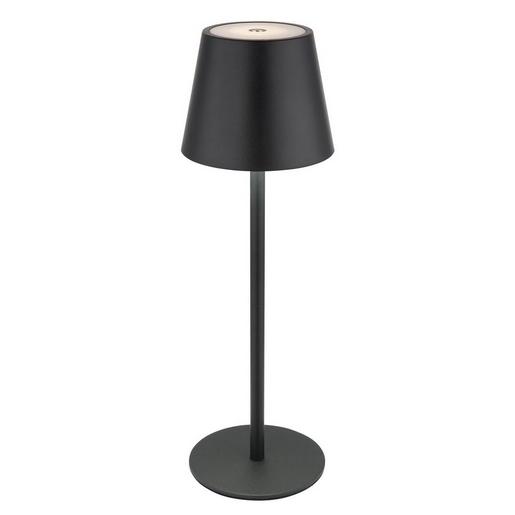 Tischleuchte 3W LED CCT 200lm +Akku Vannie I schwarz matt