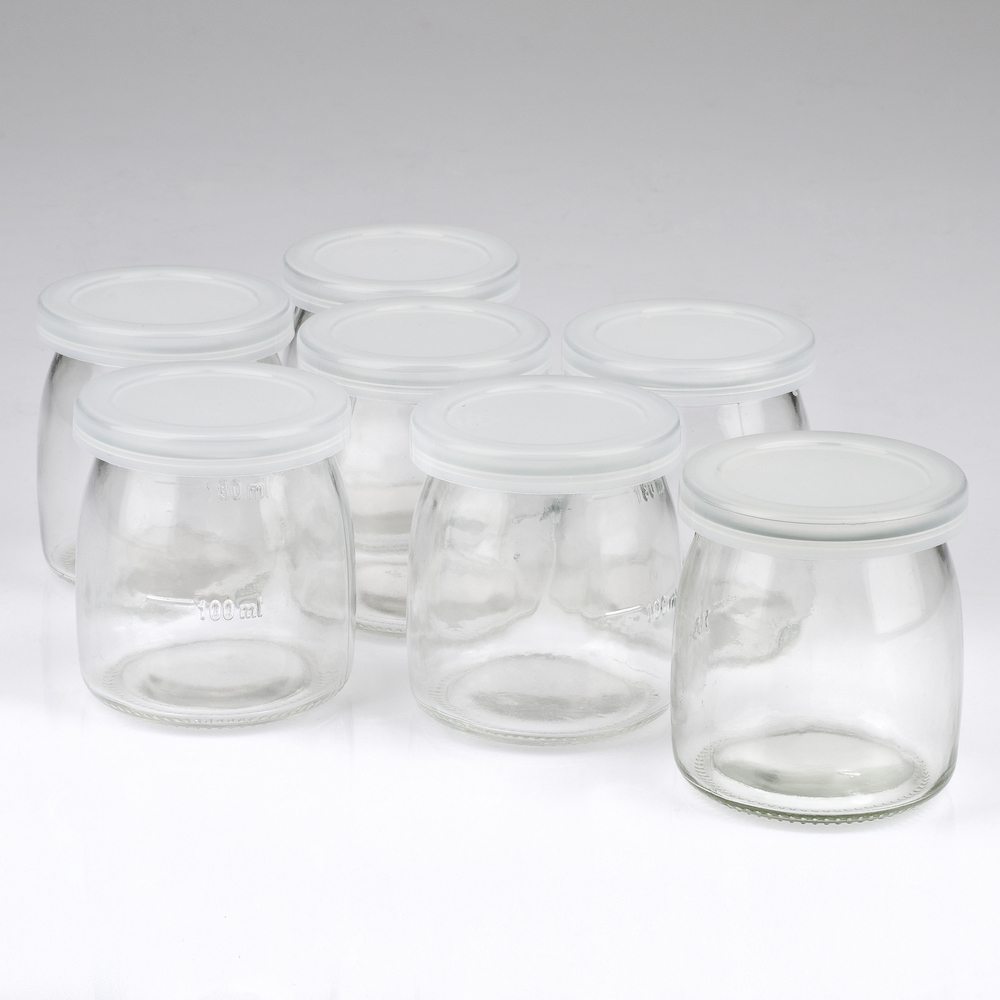 Joghurtbereiter 20W 7 Glasbehälter 180ml Weiß