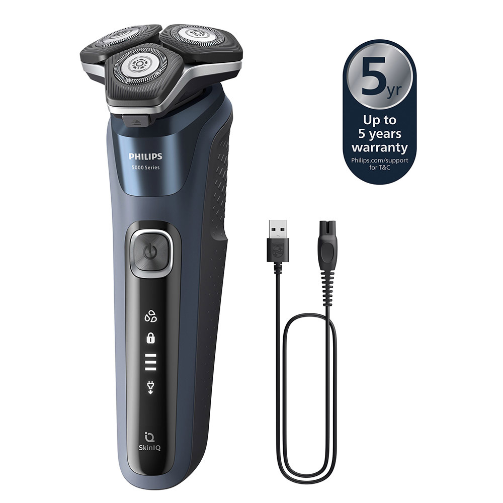 RASIERER aufladbar Philips NASS & TROCKEN 60 MIN SKIN IQ POWER ADAPT TECHNOLOGIE.