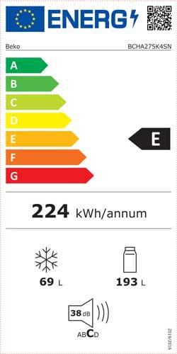 Einbau-Kühl- und Gefrierkombination Beko Höhe 177,5cm NoFrost