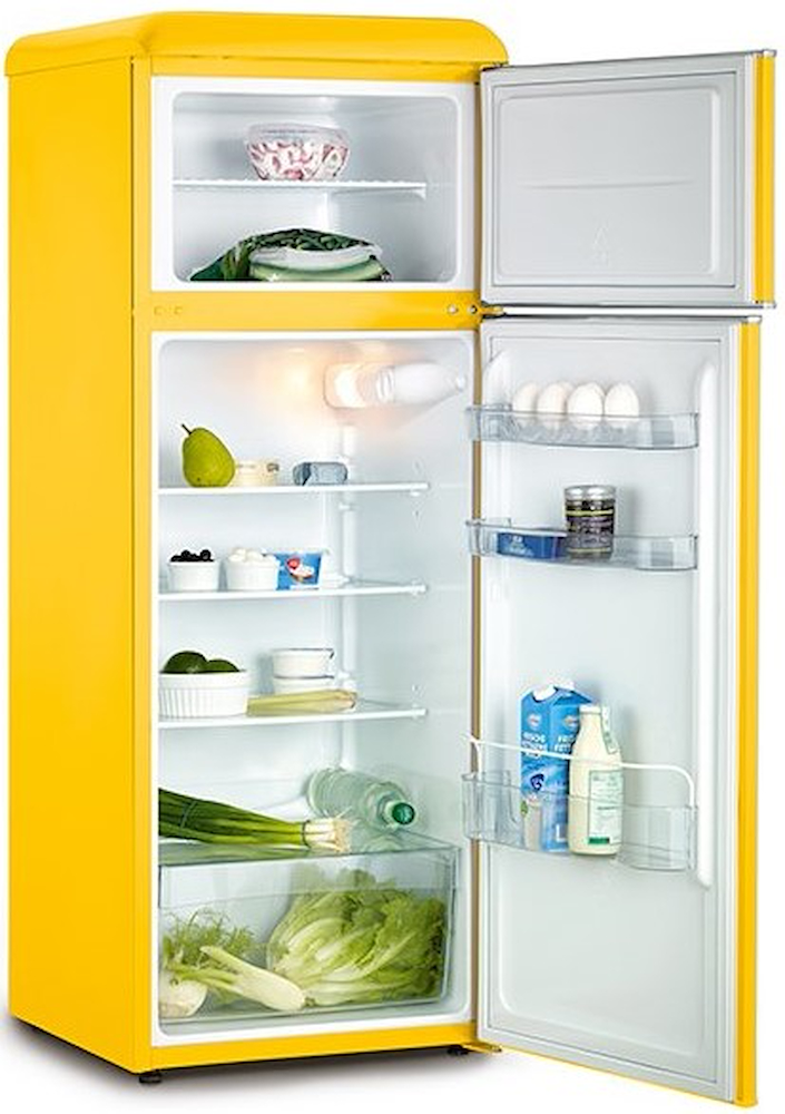KÜHLSCHRANK Severin 209LT CE.E STATIC 3REP. RETRO-GELB