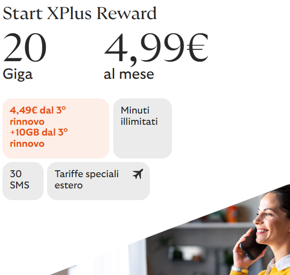 SIM Uno Mobile "Start XPLUS Reward".