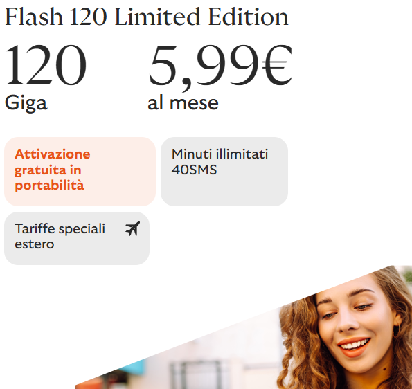 SIM Uno Mobile "Flash 120 Limited Edition".