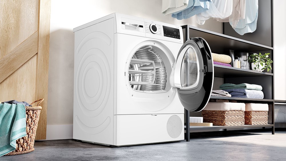 Wärmepumpentrockner, Frontlader, 8 kg, Energieeffizienzklasse C, mit Sensor, Auto Dry