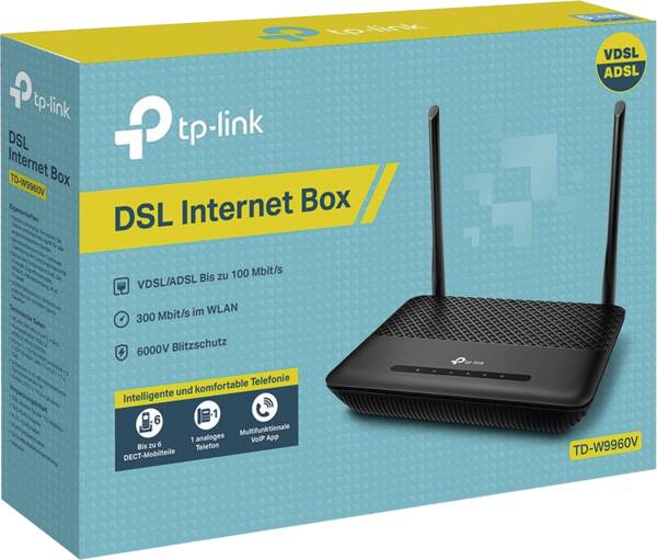 Modem/Router/TK, extern, Analog, ADSL, ADSL 2+, DECT, DSL, VDSL2,