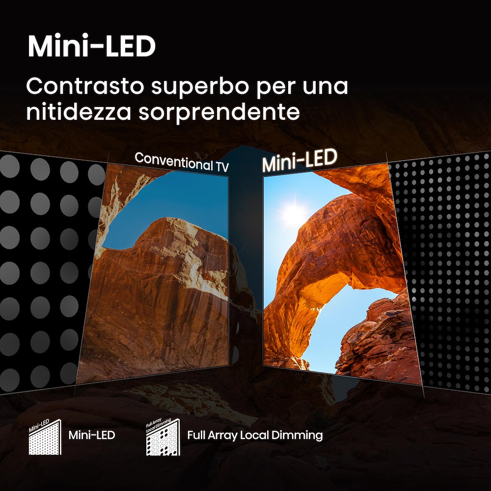 MINILED ULED-Fernseher 65"UHD 4K 144HZ T2/S2 SMA.VID.U8.5.