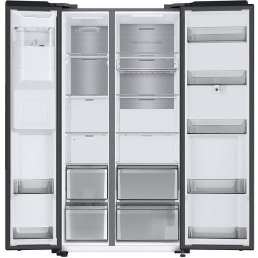 Frigorifero e congelatore affiancati Samsung Family Hub.