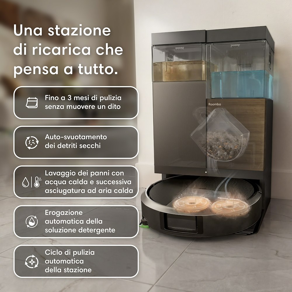 Nasswisch-Roboter, Staubsauger-Roboter, Clean Base,IRobot
