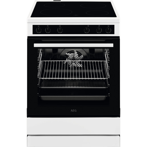 Standherd mit Glaskeramikkochfeld AEG.