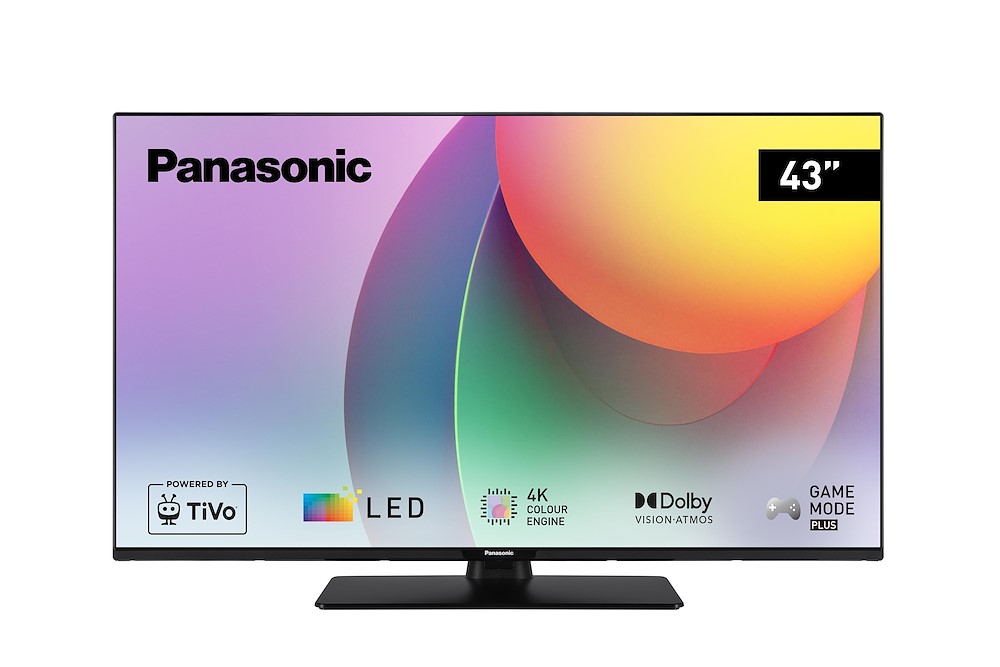 LED-Fernseher Panasonic, 43 Zoll, 4K Ultra HD.