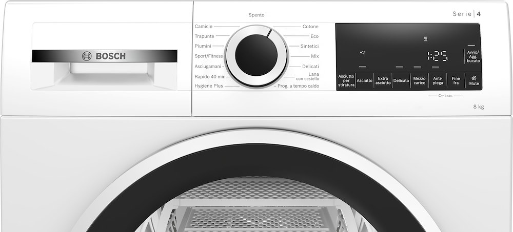 Wärmepumpentrockner, Frontlader, 8 kg, Energieeffizienzklasse C, mit Sensor, Auto Dry