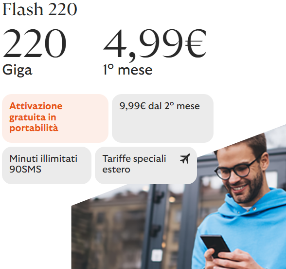 SIM Uno Mobile "Flash 220".