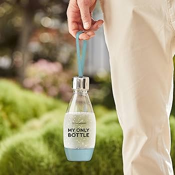 Spülmaschinengeeignete "My Only Bottle" Kunststoffflasche blau 0,5L, 1er-Pack.