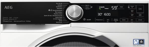 Waschtrockner, 11 kg Füllmenge Waschen, 7 kg Füllmenge Trocknen, Schleuderdrehzahl U/min: maximal 1.600,