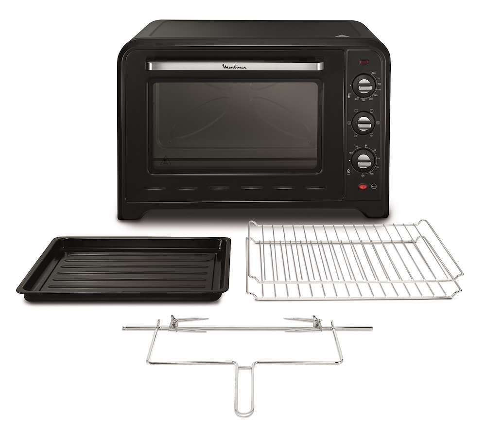 ELEKTROBACKOFEN 2200W MINI XXL 60L GRILL OPTIMO 60L SCHWARZ.