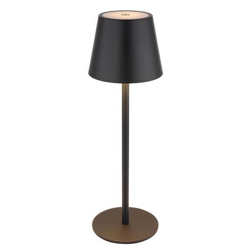 Tischleuchte 3W LED CCT 200lm +Akku Vannie I schwarz matt