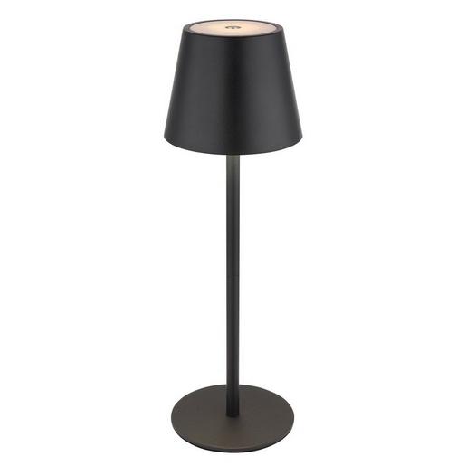 Tischleuchte 3W LED CCT 200lm +Akku Vannie I schwarz matt