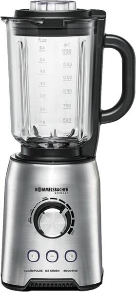 Standmixer, Glas-Mixbehälter, 1,75 l Fassungsvermögen, 1.200 Watt Leistung,