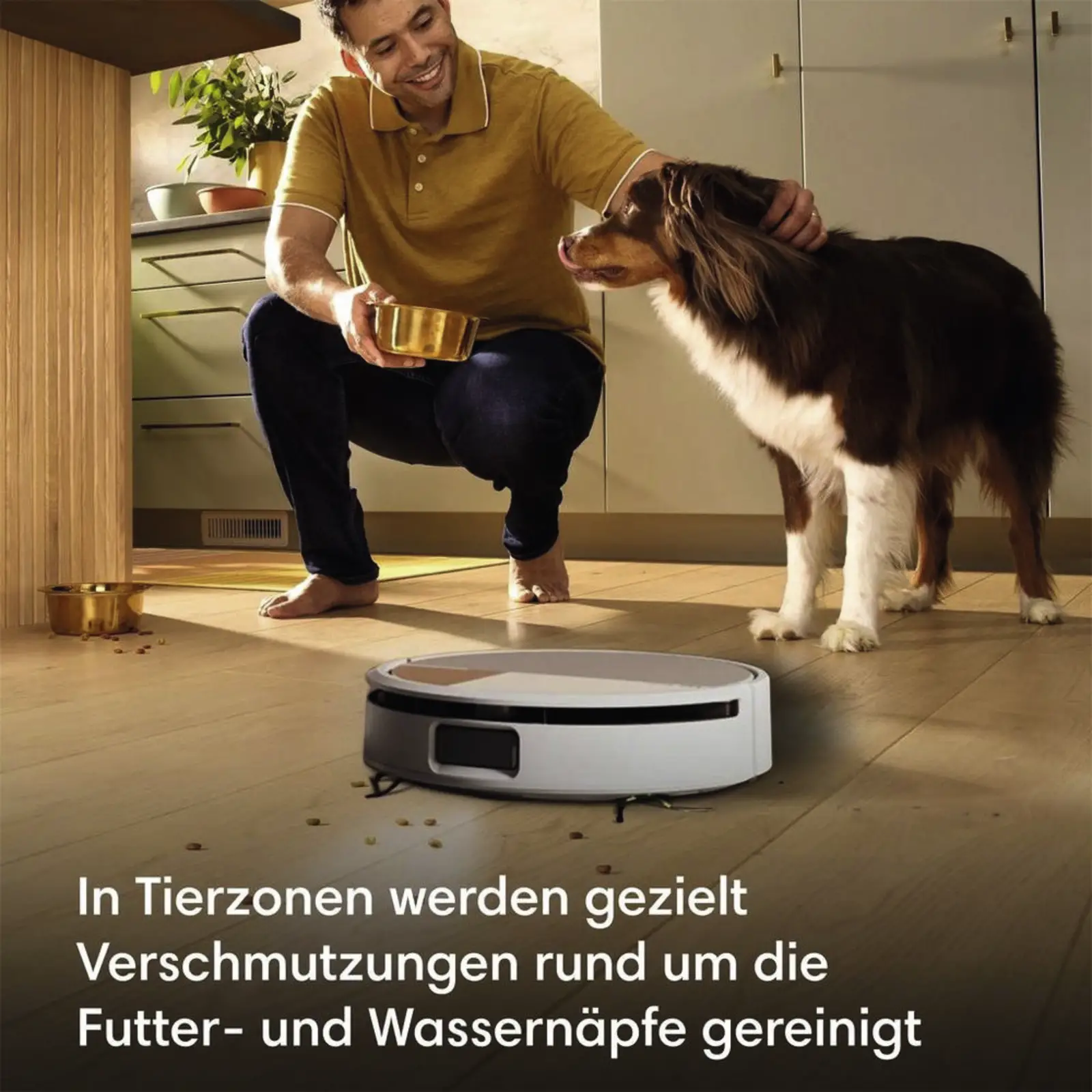 Staubsauger-Roboter IRobot mit vollautomatischer Selbstreinigung weiß